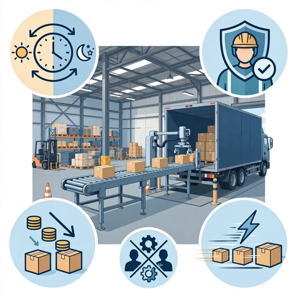 automatic truck loading